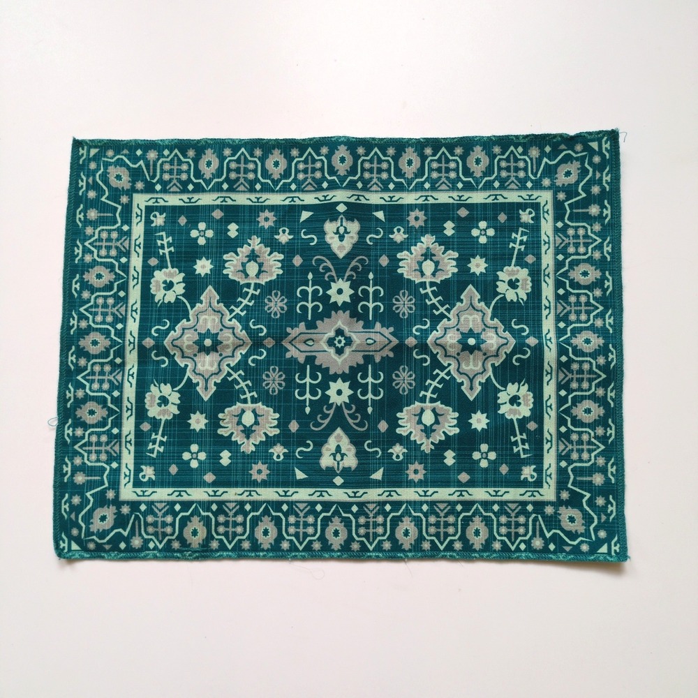 American Girl doll Kira Comfy Camping Teal Rug Mat Accessory Replacement